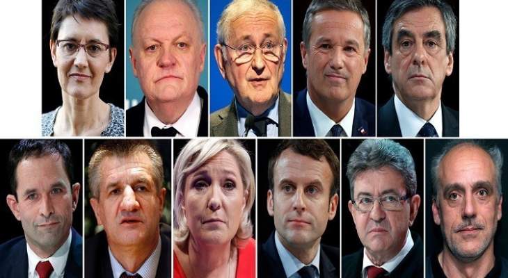 رويترز: تقدم ماكرون وتعادل فيون ولوبان في الانتخابات الرئاسية الفرنسية