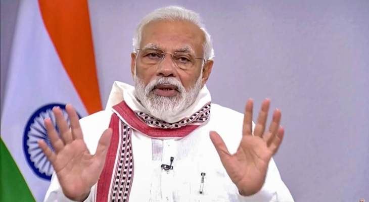 رئيس الوزراء الهندي: تمديد الإغلاق العام في البلاد حتى 3 أيار لمواجهة كورونا