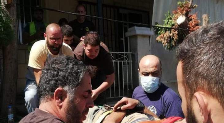 تعرض عامل سوري لصعقة كهربائية في يحشوش