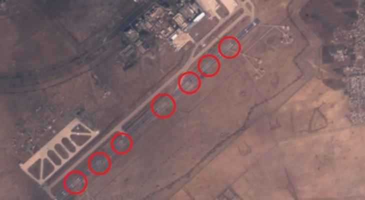 صور فضائية تظهر آثار القصف الإسرائيلي بمطار دمشق