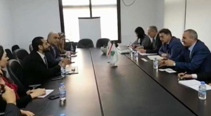 أبو حيدر التقى مونصو وبحثا بإجراءات زيارة البعثة الاقتصادية والتجارية للمنظمة الدولية للفرنكوفونية للبنان