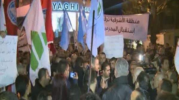 اعتصام بساسين للمنظمات الشبابية بـ14 آذار احتجاجا على اخلاء سبيل سماحة