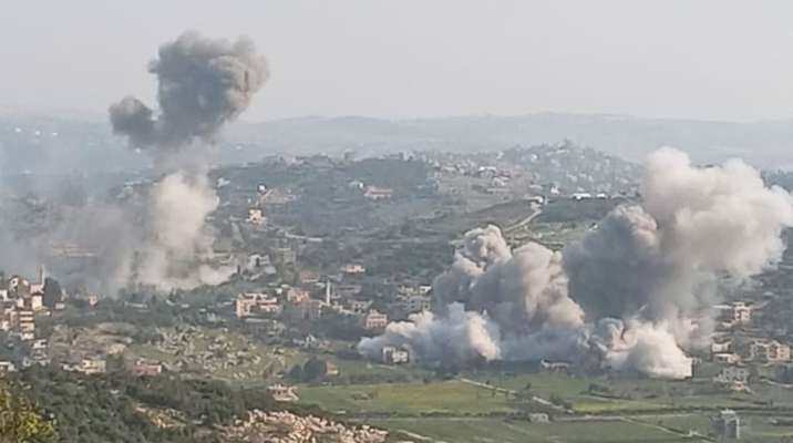 "النشرة": الطيران الحربي الإسرائيلي يشن غارات على بلدة راميا في جنوب لبنان