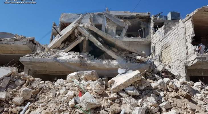 المرصد السوري: ارتفاع عدد الضحايا نتيجة الغارات الروسية في معرة النعمان إلى 32 قتيلا