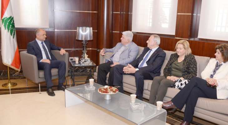 بو صعب التقى وفداً من مكتب البنك الدولي في لبنان حيث جرى تقييم لمشروع "S2R2"