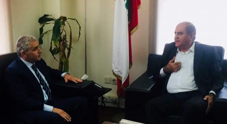 وزير البيئة التقى رئيس بلدية بيروت