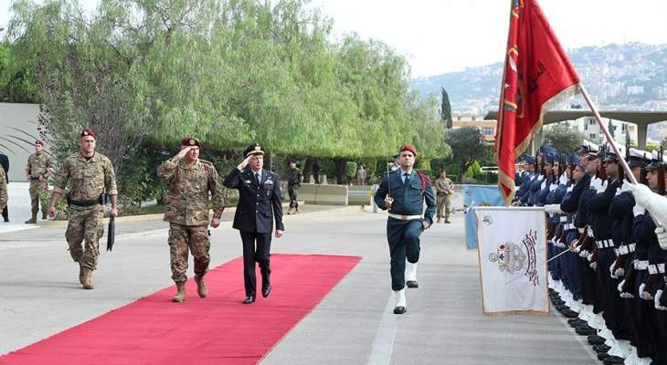 قائد الجيش تداول مع رئيس أركان الدفاع الإيطالي بعلاقات التعاون بين جيشي البلدين