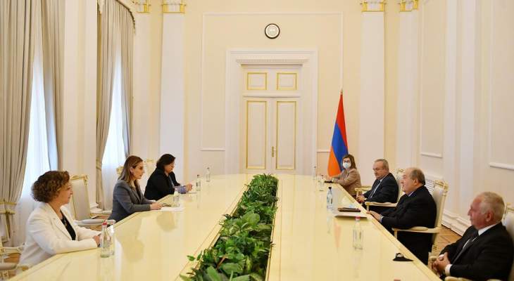أوهانيان التقت سركيسيان في أرمينيا: العدالة هي المطلب الثابت لكل شعوب الأرض