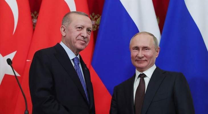 اردوغان أكد لبوتين أهمية إنهاء النزاع في قره باغ عبر حل دائم وتحقيق الاستقرار