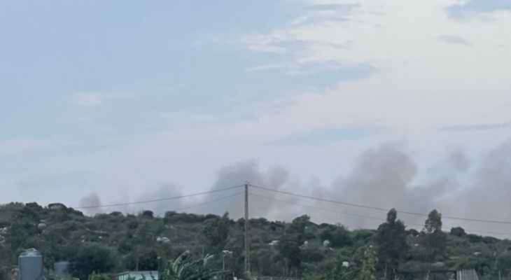 غارتان إسرائيليتان على بيت ليف وأطراف القوزح وقصف مدفعي استهدف بليدا وميس الجبل