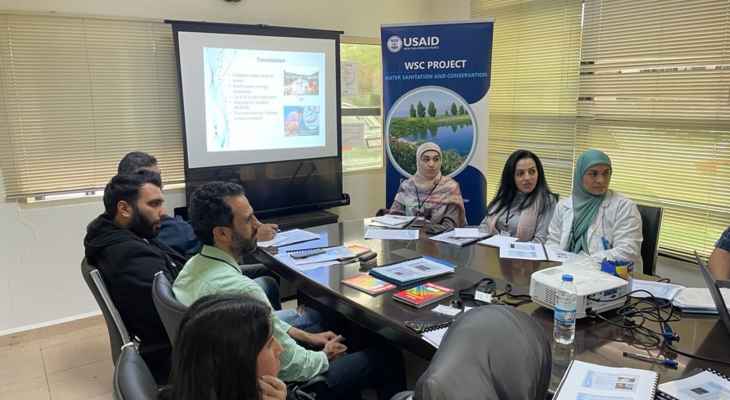 مؤسسة مياه لبنان الجنوبي نظّمت بالتعاون مع  "USAID" دورة تدريبية لموظفي المختبرات