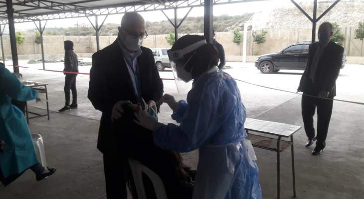 متطوعو الهيئة الصحية الإسلامية نظموا حملة فحوصات كورونا في الغازية