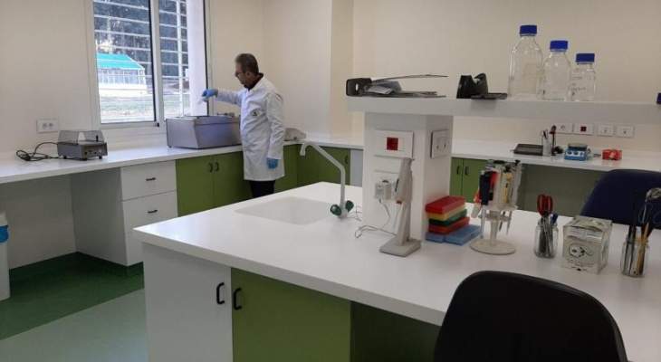 افرام: وضع مختبر مصلحة الابحاث لفحص الفيروسات بتصرف الدولة 