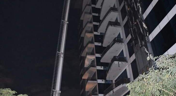 اندلاع حريق في بناية سكنية فاخرة في دبي