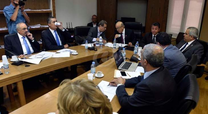 لجنة الأشغال العامة اطلعت على واقع الصرف الصحي في لبنان