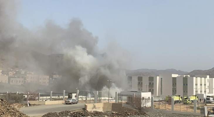 اندلاع حريق داخل مستشفى المخواة الجديد في السعودية