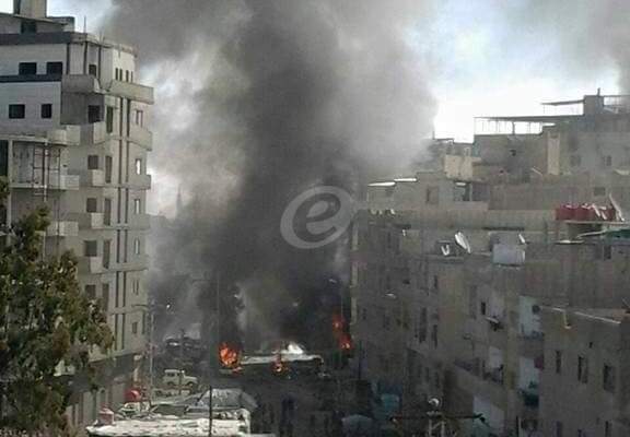 الاخبارية السورية: 3 تفجيرات في شارع التين بمنطقة السيدة زينب