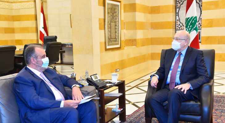 بوشكيان: ميقاتي طلب تفعيل التعاون بين وزارات العراق ولبنان وسيعقد الاثنين اجتماعًا وزاريًا لهذه الغاية