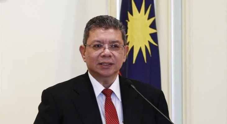 وزير خارجية ماليزيا طالب بالتدخل لوقف الإعتداءات الإسرائيلية "الوحشية" بالأقصى