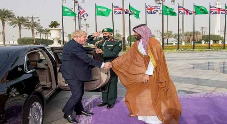 جونسون وولي العهد السعودي تفاهما بشأن تشكيل مجلس الشراكة الاستراتيجي بين البلدين