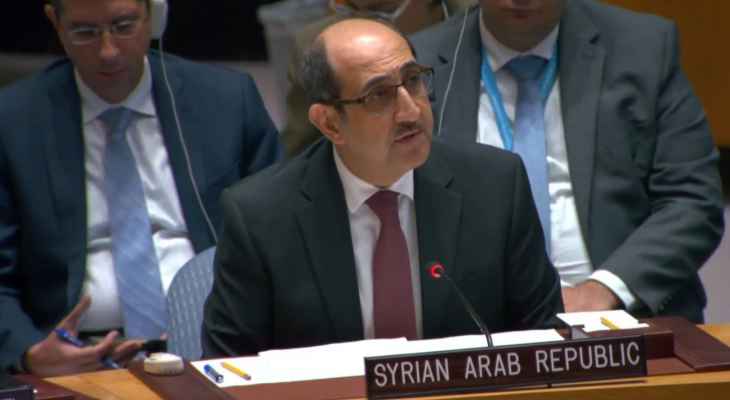 مندوب سوريا لدى الأمم المتحدة: نطالب مجلس الأمن باالقيام بمسؤولياته لوضع حد لسياسات الاحتـلال الإسرائيلي