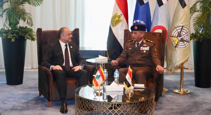 بوصعب ونظيره المصري يشددان على ضرورة تمتين العلاقة بين لبنان ومصر