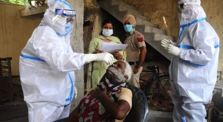 الصحة الهندية: 680 وفاة و67708 إصابات جديدة بكورونا في الـ24 ساعة الماضية