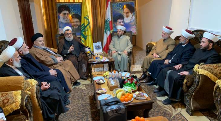 مفتي راشيا التقى قيادة "حزب الله" في مشغرة: لتوطيد العلاقات وتضافر الجهود لخدمة أبناء المنطقة