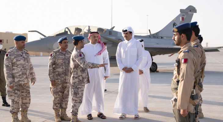 أمير قطر أعلن وصول أول دفعة من مقاتلات "تايفون"