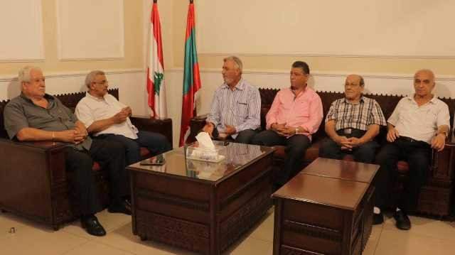 أسامة سعد يستقبل وفدا من الاتحاد العام لعمال فلسطين في لبنان