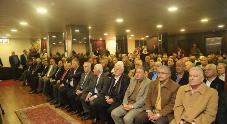 انطلاق اعمال مؤتمر اقليم حركة فتح بسفارة دولة فلسطين في بيروت