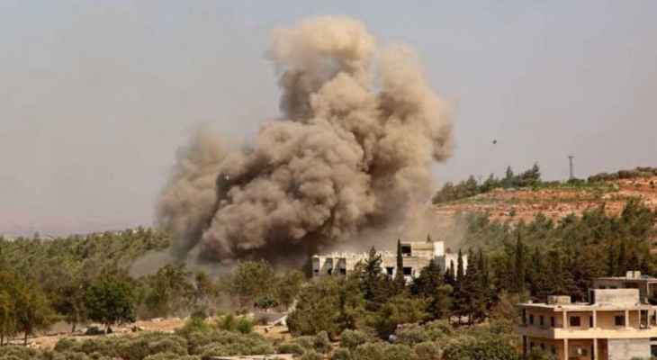 المرصد السوري: مقتل 3 أشخاص وإصابة 12 آخرين بقصف جوي روسي على اليعقوبية بريف إدلب الغربي