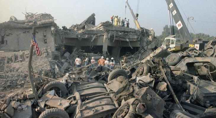 قاضية أميركية حكمت بأن تدفع إيران 1.68 مليار دولار لأسر ضحايا تفجير في بيروت عام 1983