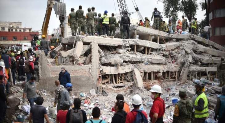 إرتفاع عدد قتلى زلزال المكسيك إلى 320 قتيلا والخسائر أكثر من 8 مليار دولار
