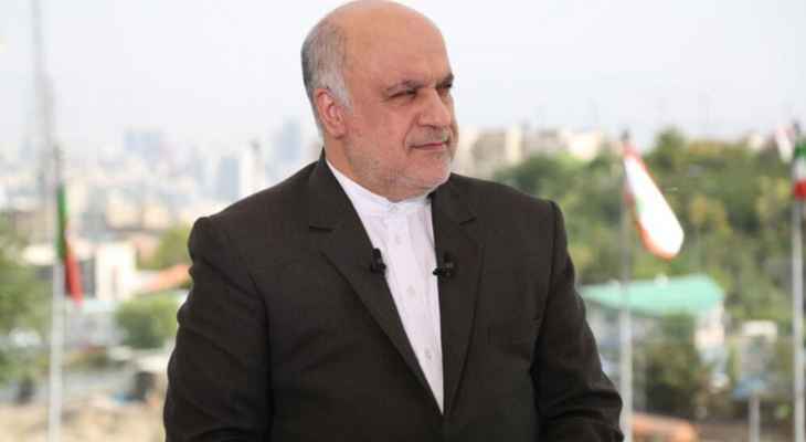 سفير إيران: الإستكبار العالمي يخدع الدول بالوعود الإقتصادية الزائفة مقابل التخلي عن قدراتها العسكرية