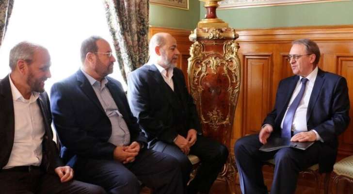 بوغدانوف بحث مع وفد من "حماس" مستجدات القضية الفلسطينية