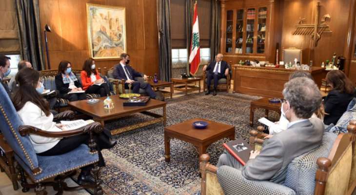 بري إستقبل مجموعة العمل الأميركية من أجل لبنان ورئيس بعثة صندوق النقد الدولي