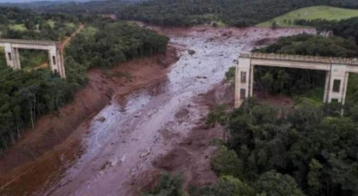 حصيلة انهيار سد جنوب شرق البرازيل ترتفع الى 157 قتيلا و182 مفقودا
