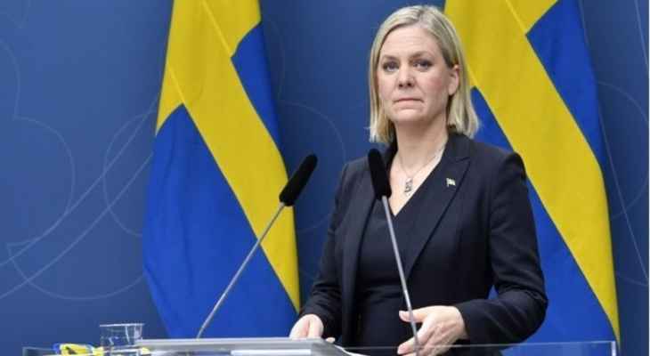 رئيسة الورزاء السويدية أقرت بفوز كتلة اليمين واليمين المتطرف وقدمت استقالتها