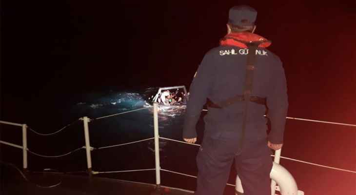 خفر السواحل التركي أنقذ 20 مهاجرا غير نظامي قبالة سواحل أيدن