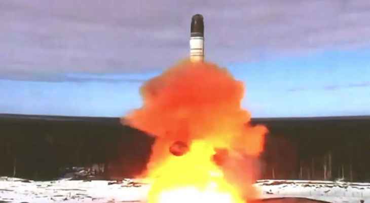 البنتاغون: روسيا أخطرت أميركا قبل اختبار "روتيني" لصاروخ عابر للقارات