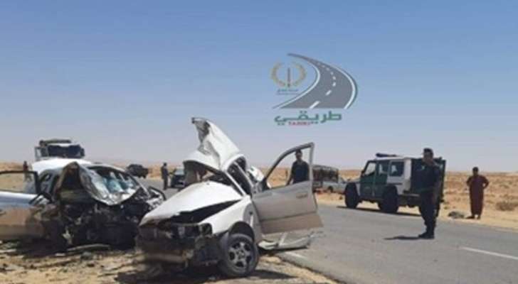 مقتل 7 أشخاص وإصابة 4 بحادث مروري في الجزائر