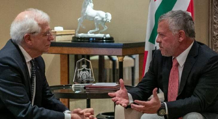 ملك الأردن: لإنهاء الصراع الفلسطيني الإسرائيلي على أساس حل الدولتين