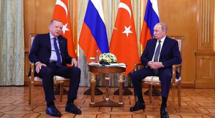 الكرملين: بوتين وأردوغان بحثا تبادل الأسرى بين روسيا وأوكرانيا