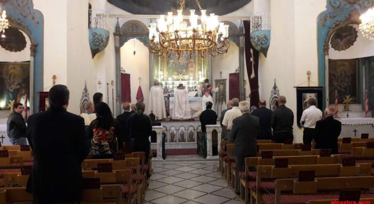 النشرة: الأرمن الأرثوذكس في سوريا أقاموا قداسا إحياء لذكرى الإبادة الأرمنية
