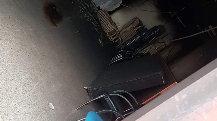 حريق في مكتب تيار المستقبل في عكار - مفرق كوشا دون معرفة الاسباب