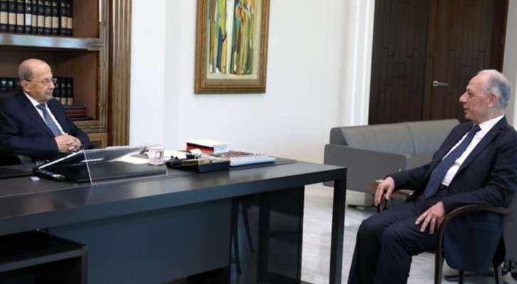 الرئيس عون اطلع من سليم على الإجراءات المتخذة لتوفير أمن الاستحقاق الانتخابي