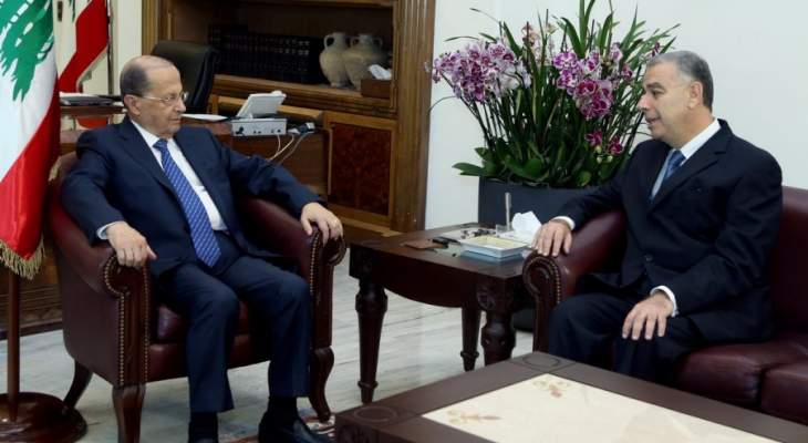 الرئيس عون استقبل سفير لبنان لدى اليونيسكو