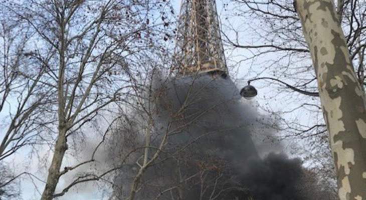 الحدث: نشوب حريق قرب برج إيفيل في العاصمة باريس