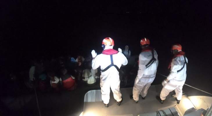 خفر السواحل التركي أنقذ 33 مهاجر غير نظامي قبالة سواحل قوش أداسي